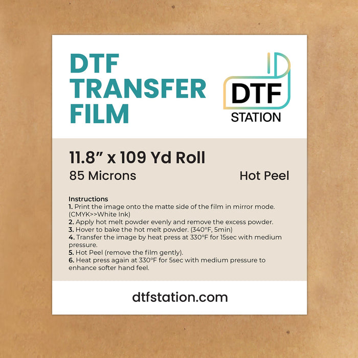 DTF Station Warm Peel DTF Film Rolls