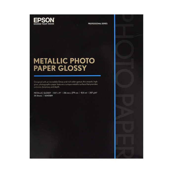 Epson Metallic Photo Paper Glossy - 25 Sheets