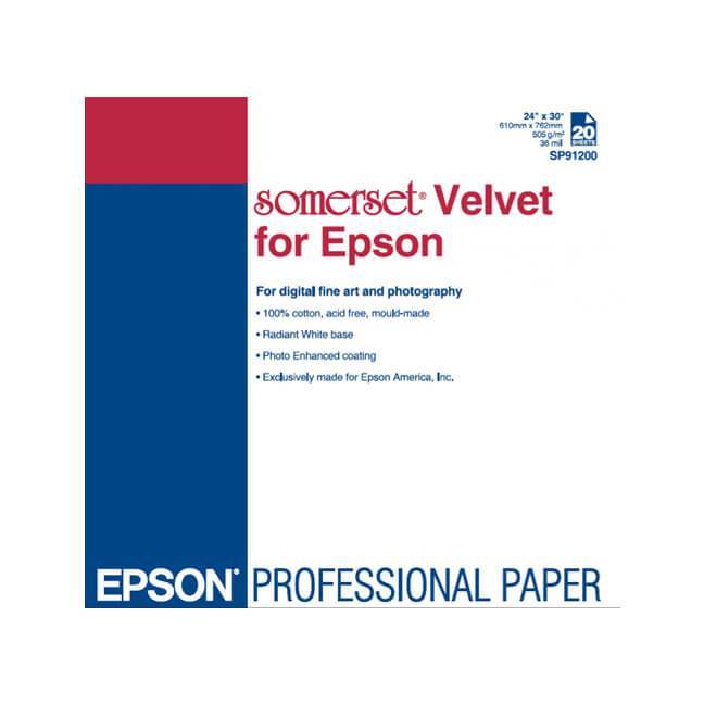 Epson Somerset Velvet Fine Art Paper 505GSM