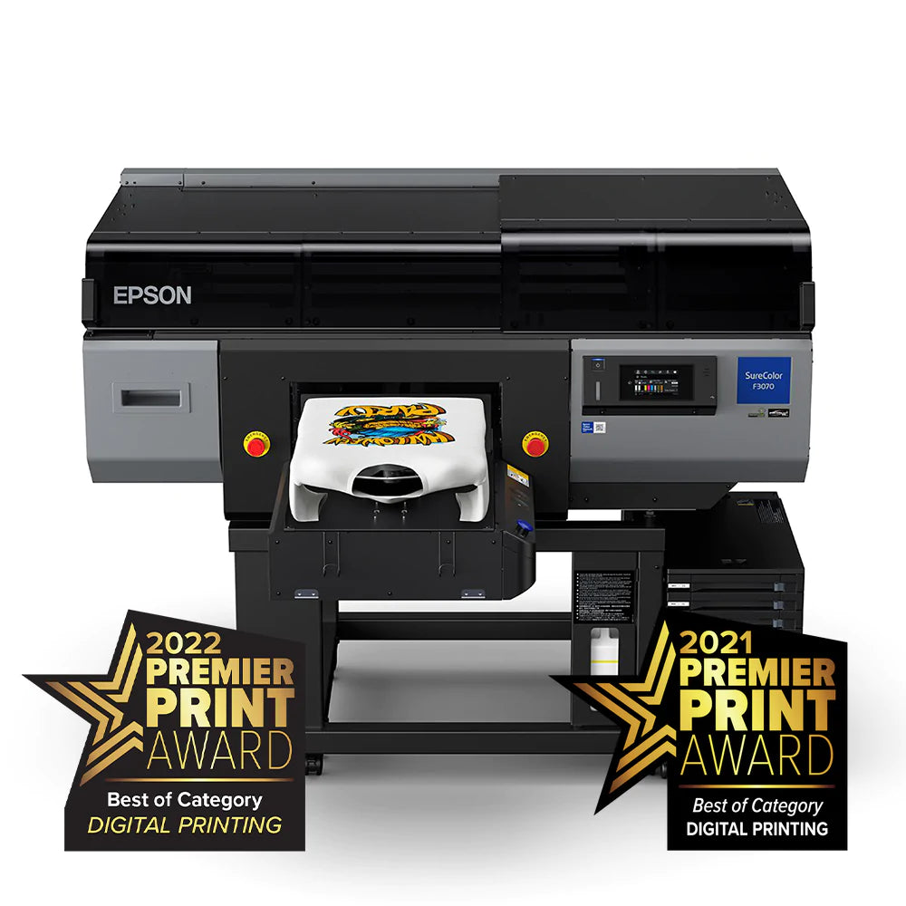 Optimal At søge tilflugt Hospital Epson SureColor F3070 Direct To Garment Printer | AA Print Supply — DTGmart