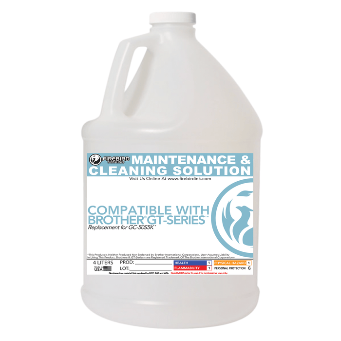 Firebird Maintenance and Cleaning Solution Compatible with Brother GT-361 and GT-381