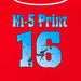 Siser Hi-5 Print Matte on Red T-Shirt
