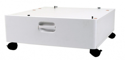 Uninet iColor 800 White Toner Printer Rolling Cart with Storage