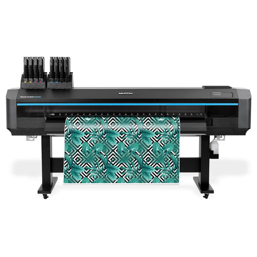 Mutoh XpertJet 1682WR Dye Sublimation Printer 64" with Dye Sublimation Paper Front View