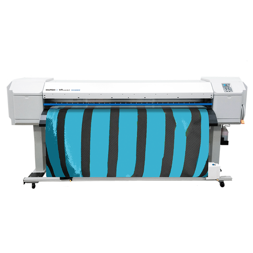 Mutoh ValueJet 1938WX Dye Sublimation Printer 74" with Dye Sublimation Paper Front View
