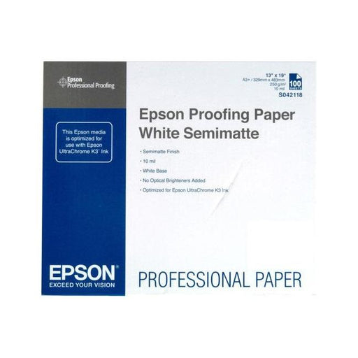 Epson Proofing Paper White SemiMatte 13" x 19"