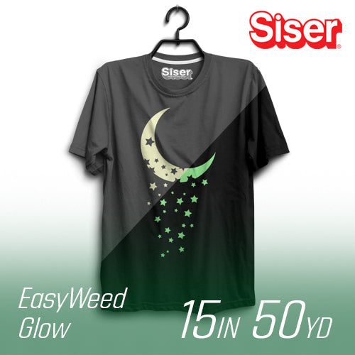 Siser EasyWeed Glow In the Dark 81 Heat Transfer Vinyl - 15" Width 50 Yard