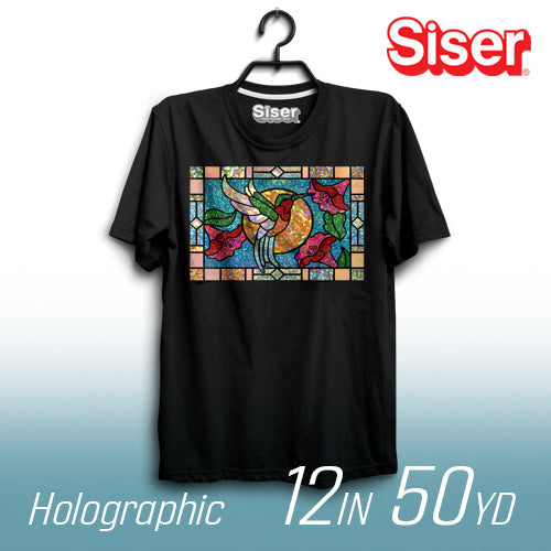 Siser Holographic Heat Transfer Vinyl - 12" Width 50 Yard
