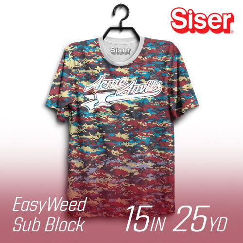 Siser EasyWeed Sub Block Heat Transfer Vinyl - 15" Width 25 Yard