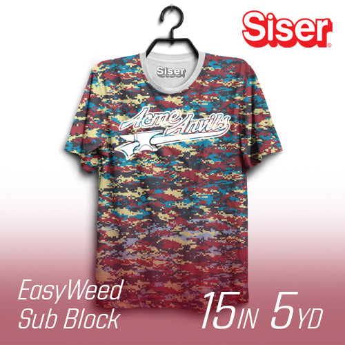 Siser EasyWeed Sub Block Heat Transfer Vinyl - 15" Width 5 Yard
