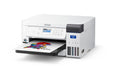 Epson SureColor F170 Dye Sublimation Printer with Dye Sublimation Paper Angled Right Side View