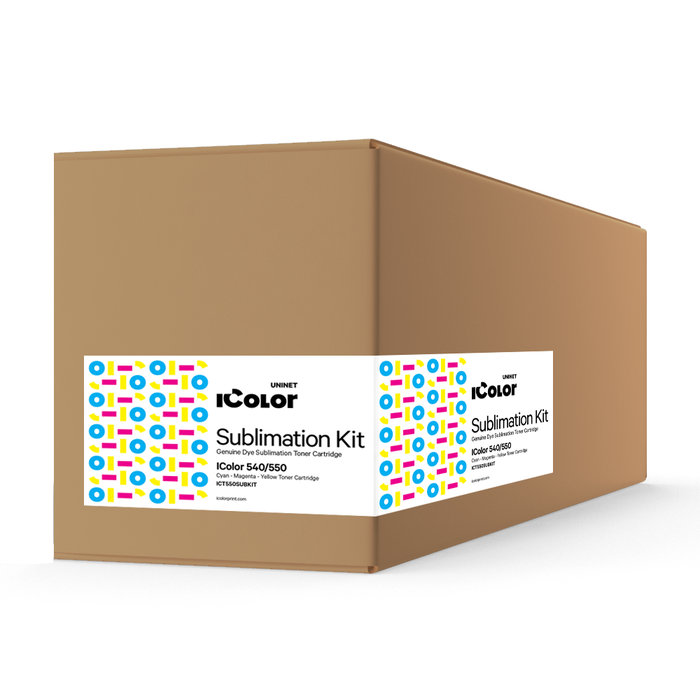 Uninet iColor 550 Dye Sublimation CMY Starter Toner Cartridge Kit