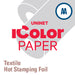 iColor Hot Stamping Foil 12.5" x 20' Roll Textile Hot Stamping Foil