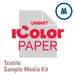 iColor Textile Sample Media Kit. Try before you purchase a full pack!