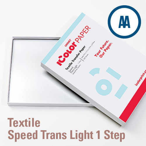 iColor Speed Trans Light 1 Step Transfer Media 8.5" x 11" A very good heat transfer paper for light and medium colored garments