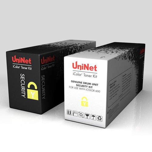 Uninet iColor 600 Yellow Security Toner and Drum Kit for Security