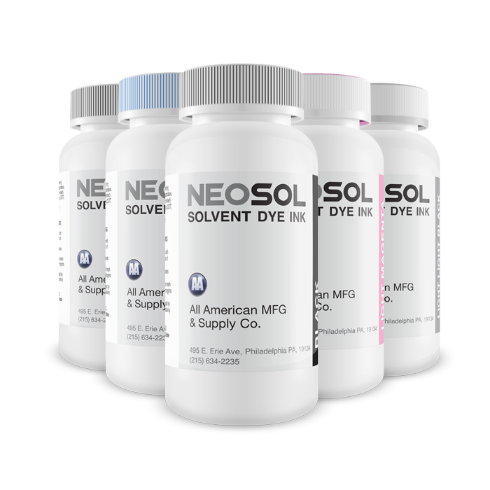 NeoSol Solvent Inks for CMYK and White